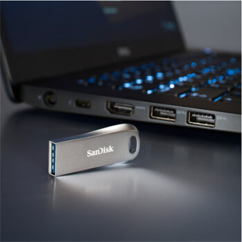 闪迪（SanDisk） 商务办公优选 全金属外壳 内含安全加密软件 USB3.1 U盘优盘 CZ74酷奂-150MB/s 128G 银色