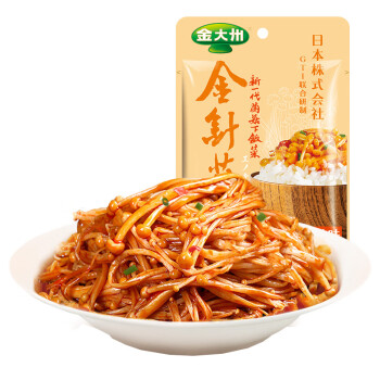 金大州 金针菇82g/袋*15 香辣味 开袋即食拌饭佐餐小菜素食下饭菜