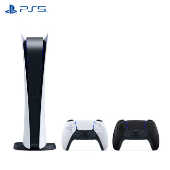 索尼（SONY）PS5 PlayStation®5 数字版 国行PS5游戏机 黑手柄套装