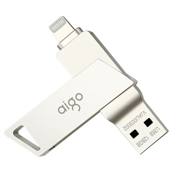爱国者（aigo）128GB Lightning USB3.0苹果U盘U368苹果官方MFI认证一键备份iphone/ipad手机电脑两用优盘