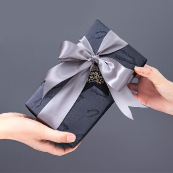 DOROCH 礼品包装纸 黑色打包纸商务生日礼物DIY手工员工礼物2张装