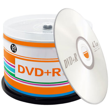 光盘 DVD+R 光盘/刻录盘 16速4.7GB 办公系列 桶装50片 空白光盘