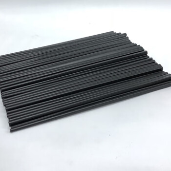 漠羽 黑色筷子 磨砂防滑密胺塑料耐高温筷子 24cm