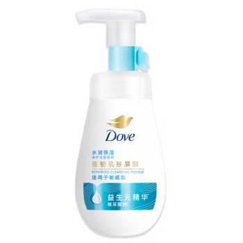 多芬保湿修护 慕斯洁面泡泡 洗面奶160ml 滋养修护温和清洁
