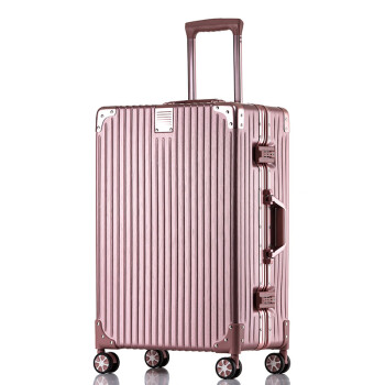 立都（LIDU）宏信铝框拉杆箱万向轮行李箱登机旅行箱(备注颜色)24吋