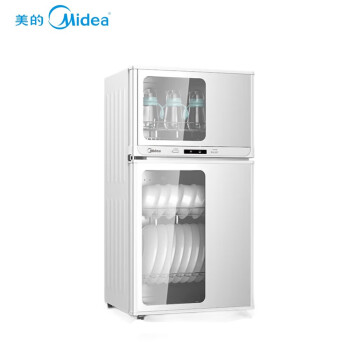 美的（Midea）消毒柜80G05家用厨房餐具碗柜碗筷茶杯消烘一体机小型立式婴儿奶瓶77L三层高温二星级