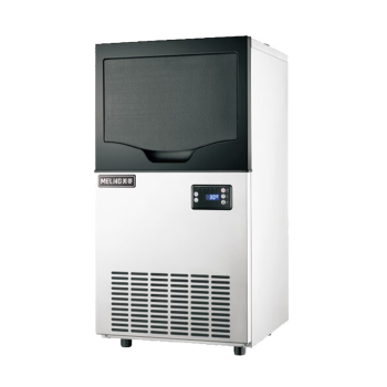 美菱（MELING）制冰机商用大型全自动 奶茶店大容量方块风冷造冰块机 日产75KG50大冰格MZB-40ZF50T