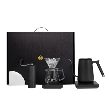 泰摩手冲咖啡壶套装礼盒 温控壶手磨咖啡机家用咖啡具套装