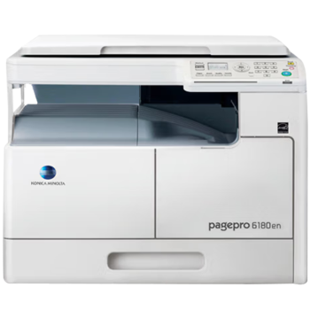 KONICA MINOLTA柯尼卡美能达 6180en a3打印机办公大型 黑白复合机a4复印机扫描机一体机 机器+打印服务器