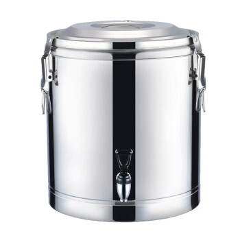 全适 不锈钢保温桶30L带龙头 商用大容量奶茶桶密封桶工地保温桶