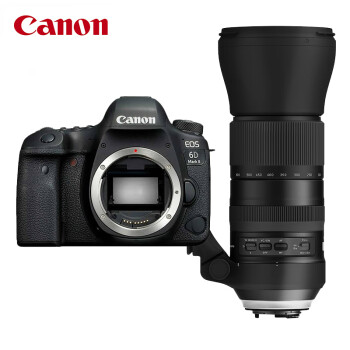 佳能（Canon）EOS 6D Mark II 6D2 全画幅 单反相机（腾龙 150-600mm F/5-6.3）含512G卡+备电+炭纤维三脚架