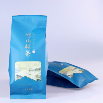 崂卓崂山绿茶2024新茶500g 头春绿茶豆香浓香气重袋装 山东青岛特产
