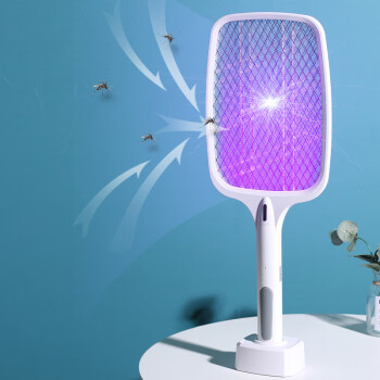 暗影 电蚊拍 家用诱蚊灭蚊器捕蚊灯充电二合一电蚊拍
