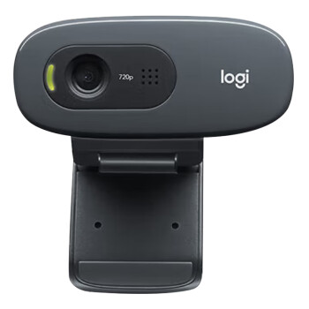 罗技（logitech）C270i 摄像头 主动降噪USB插头高清网课会议家用电脑笔记本会议摄像头