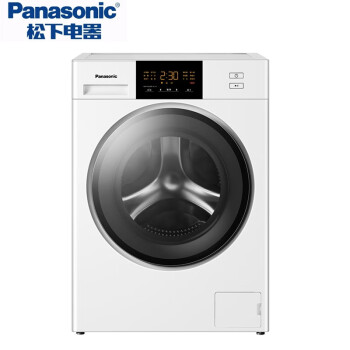 松下（Panasonic）洗衣机XQG100-ND10T 滚筒洗烘一体10公斤大视窗带烘干一级能效空气洗变频节能 XQG100-ND10T白色