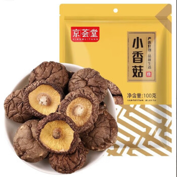 京荟堂·小香菇100g 蘑菇山珍干货煲汤食材  3袋起售