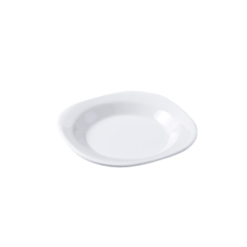 十咏可定制商用密胺四方碟调料碟5.5英寸 食堂餐厅饭店仿瓷塑料小菜碟