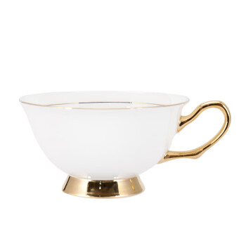 骏十七 AQ咖啡杯欧式小奢华优雅简约轻奢英式茶具套装-4杯4碟4勺