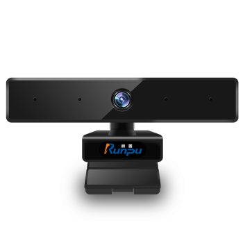 润普Runpu视频会议摄像头/高清USB网络摄像头/网络课程远程教育/带麦克风台式机电脑摄像头RP-C910