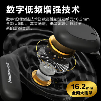 卓怡（ZHUOYI） NewmineQ9骨传导概念蓝牙耳机无线