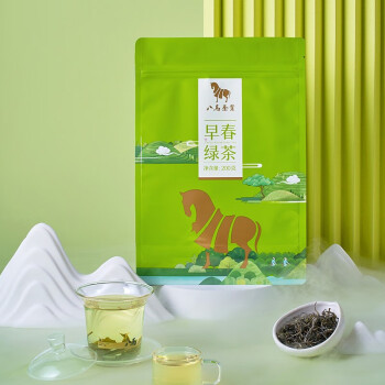 八马 茉莉绿茶春茶 清香型花草茶茶叶香高味醇 早春绿茶200g