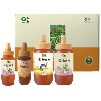 山萃中粮“田园蜜语”蜂蜜礼盒1500g