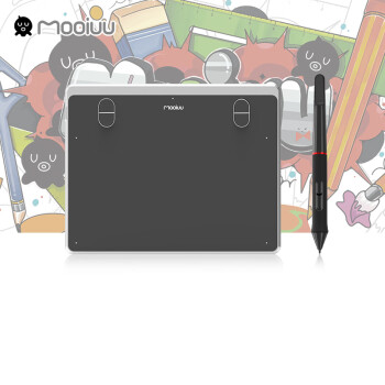 墨语（Mooiuu）B6数位板小号可连接手机绘画板网课板书手写板电脑画图板