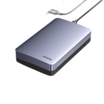 绿联 CM301 Type-C移动硬盘盒2.5/3.5英寸 SATA串口台式笔记本usb3.1外置机械固态ssd盒子 70501（2个/组）