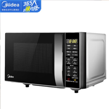 美的（Midea）23L家用微波炉烤箱一体机 智能湿度感应 一级能效 易清洁面板 大容量平板微波炉  M3-232B 
