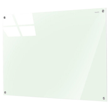 得力（deli)磁性钢化玻璃挂式白板8741抗划书写顺畅会议写字板200*100cm
