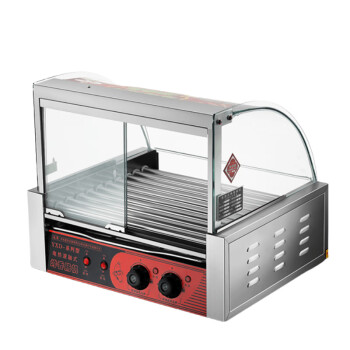 YTYNT   台湾烤肠机商用小型全自动烤火腿肠烤丸子 烤香肠热狗机   10管双温控带置物架