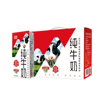 辉山（huishan）自有牧场纯牛奶 200ml*10盒 礼盒装 优质乳蛋白 早餐伴侣