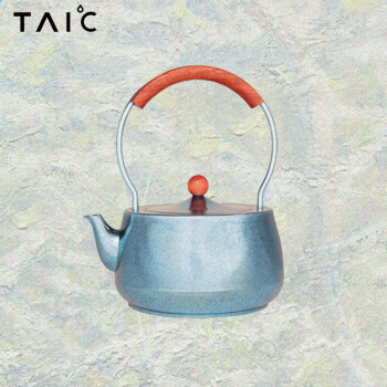 TAIC纯钛单层煮茶壶 TCTH-T1000 莫奈·瀚海蓝 （MDZT)