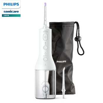 飞利浦电动冲牙器 洗牙器 水牙线口腔清洁护理 家用手持便携洁牙器 HX3826