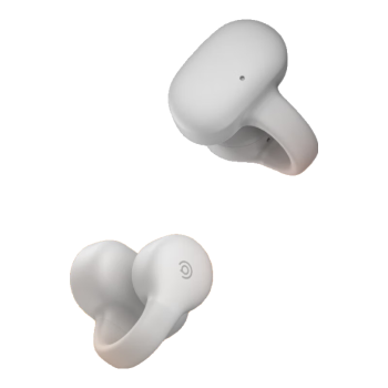 爱国者（aigo）蓝牙耳机TWS 骨传导概念气传导耳夹开放式不入耳运动通话耳机 适用小米等手机平板电脑通用 TX02白