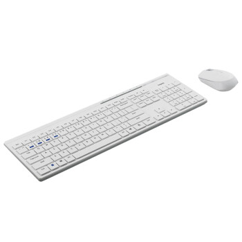 雷柏（Rapoo）8100GT 键鼠套装 无线蓝牙键鼠套装 办公键盘鼠标套装 多模无线键盘 蓝牙键盘 鼠标键盘 白色
