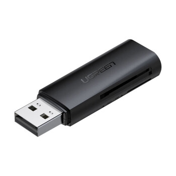 绿联 60722 CM264 二合一读卡器（USB3.0转 SD+TF读卡器 ） USB3.0 黑色