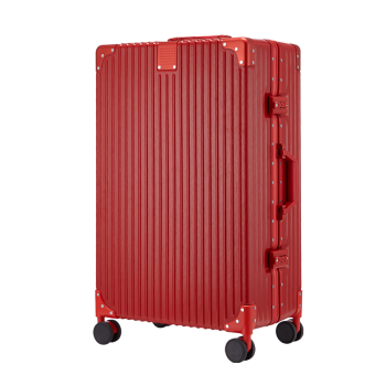 ELLE法国行李箱时尚红色22英寸结婚陪嫁婚箱密码箱拉杆箱女士旅行箱