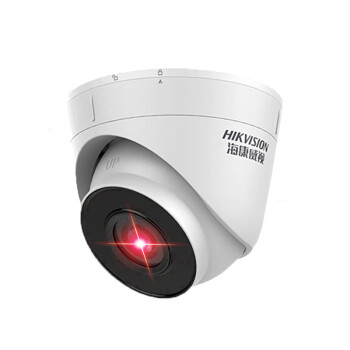 海康威视HIKVISION监控摄像头200万室内外监控摄像机红外夜视30米可录音POE网线供电DS-IPC-T12HV3-IA 4MM