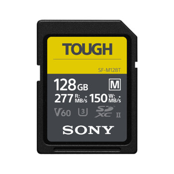 索尼 SONY SF-M128T SD卡 128G 高速读取277MB/S 微单单反相机摄像机存储卡