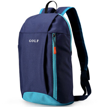 高尔夫（GOLF）双肩包男士休闲旅行迷你双肩背包轻便小书包5I032885J深蓝色