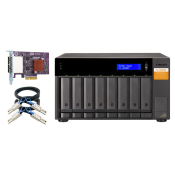 威联通（QNAP）TL-D800S 八盘位多通道SATA 6Gb/s网络存储服务器扩充设备