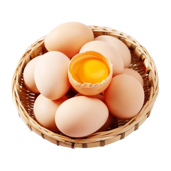 蛋蛋部落五谷鲜鸡蛋早餐食材优质蛋白源头直发30枚1.5KG