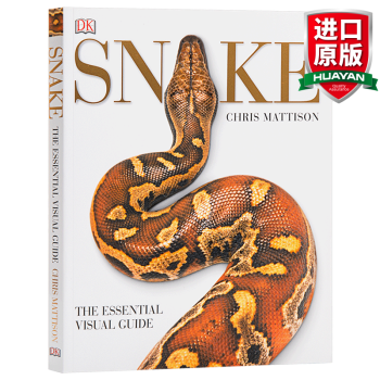 英文原版 dk精装百科书籍 蛇类百科 snake:essential visual guide