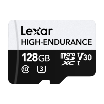 雷克沙（Lexar）128GB TF（MicroSD）存储卡 C10 U3 V30读速100MB/s 行车记录仪内存卡 安防监控专用高度耐用
