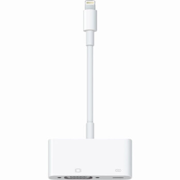 Apple Lightning/闪电转 VGA 转换器 iPhone转接头 iPhone投屏 手机投屏 JD【企业客户专享】