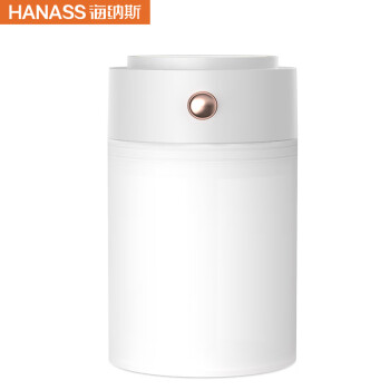 HANASSLYP829 加湿器 卧室家用办公室桌面迷你轻音车载USB插电便携夜灯加湿器伴侣 （单位：台）