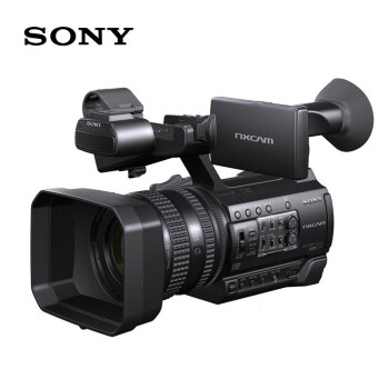 索尼（SONY）HXR-NX100 摄像机 专业便携式摄录一体机 婚庆 会议 直播（含256G卡+专业脚架+备电+包+卡色UV）