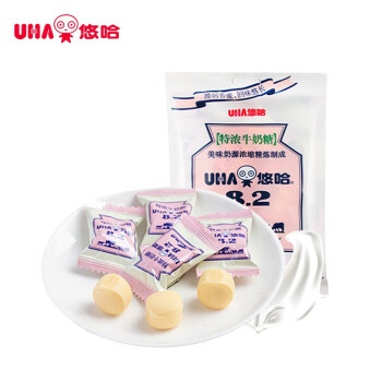 悠哈 （UHA） 零食糖果 喜糖 特浓牛奶糖 120g