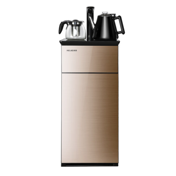 美菱（MeiLing）茶吧机 冷热型 家用多功能立式饮水机 MY-C02 金色